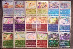Pokemon TCG Star Holo Eevee Evolution (18 Card Full Set) Gem Pack Vol. 2 Chinese - Image 1