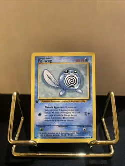 1st Edition SPANISH Poliwag 59/102 Base Set - Common Pokemon Card - NM/Mint - Image 1