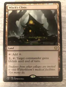 Mint/Near-Mint, English - 1 x MTG Witch's Clinic Commander 2021 FREE SHIPPING - Image 1
