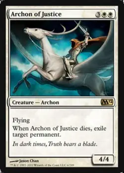 Archon of Justice - Magic 2012 (M12) #6/249 MTG Magic The Gathering - Image 1