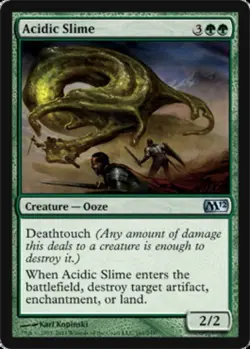 Acidic Slime - Magic 2012 (M12) #161/249 MTG Magic The Gathering - Image 1