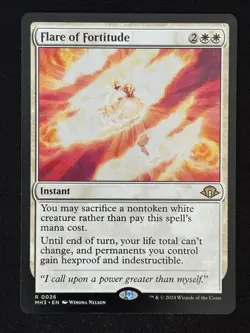 1x MTG Flare of Fortitude - Modern Horizons 3 (MH3) #26 - Magic the Gathering - Image 1