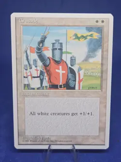 MTG Crusade 4th (Fourth) Edition Exc 1995 Magic - Image 1