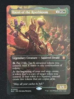 1x MTG Hazel of the Rootbloom (Borderless) - Commander: Bloomburrow (BLC) #2 - Image 1