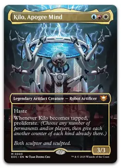 Kilo, Apogee Mind (Borderless) #3 (NM) Edge of Eternities EOC Magic MTG - Image 1