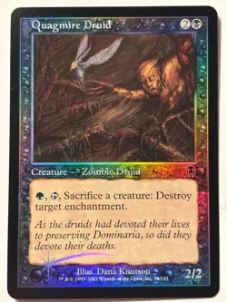 FOIL Quagmire Druid Apocalypse Magic the Gathering MTG LP/NM - Image 1