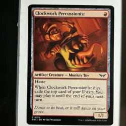 MTG Clockwork Percussionist Duskmourn: #130 Regular (Common) - Image 1