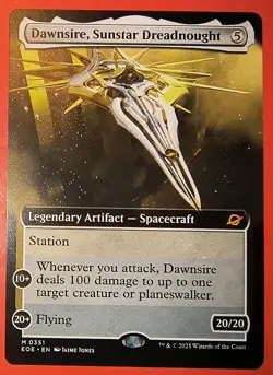 MTG, EDGE OF ETERNITIES. * DAWNSIRE, SUNSTAR DREADNAUG* #0351, MYTHIC REGULAR - Image 1