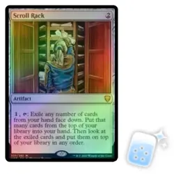 FOIL SCROLL RACK Commander Legends Magic MTG MINT CARD - Image 1
