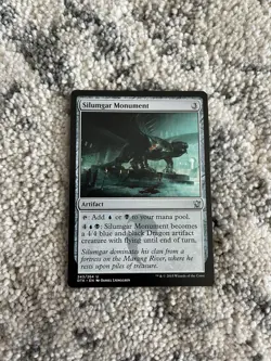 MTG Silumgar Monument (243) Dragons of Tarkir Regular Common NM x2 - Image 1