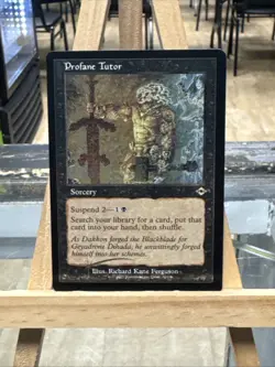 MTG *Profane Tutor Retro Frame Etched foil X1* (NM) Modern Horizons 2 Magic - Image 1