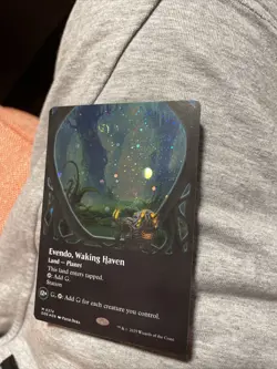 Evendo, Waking Haven 0374 (Borderless) (Galaxy Foil) Edge of Eternities Foil MTG - Image 2