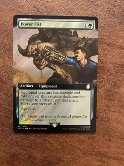 Power Fist (Extended Art) MTG 928 Fallout Surge Foil - Image 1