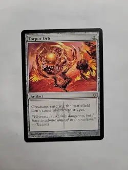 MTG - Torpor Orb _ New Phyrexia Regular Rare #162 - Image 1