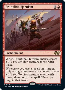 MTG Singles: Frontline Heroism - Foundations Jumpstart (J25) - NM - Image 1