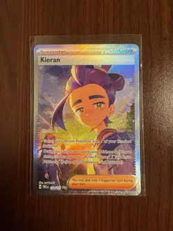 Pokemon TCG Kieran Sir 174/131 Prismatic Evolutions Holo Card NM/M Condition - Image 2