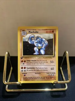 1999 Pokemon Spanish 1st Edition Machoke #34 - Image 1