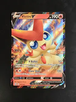 Pokemon Battle Styles VICTINI V 021/163 Ultra Rare Holo - Image 1