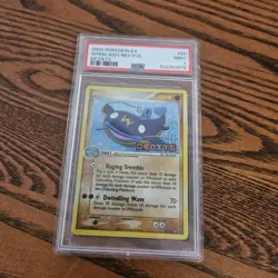Pokemon Whiscash EX Deoxys Reverse Holo Rare #28 PSA 9. Mint. - Image 1