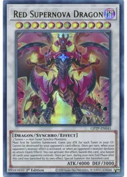Yugioh - Red Supernova Dragon (Ultra Rare) (1st Edition) - GFTP-EN045 P - Image 1