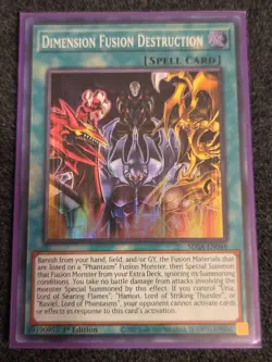 Yugioh! Dimension Fusion Destruction - SDSA-EN046 - Super Rare - 1st Edition Nea - Image 1