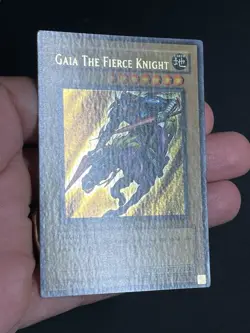 Yugioh Gaia The Fierce Knight LOB-006 -1st Edition Wavy NA Print Deep Waves - Image 5