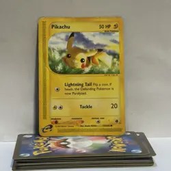Pokemon Pikachu TCG Expedition Card 124/165 Regular Common - Image 2