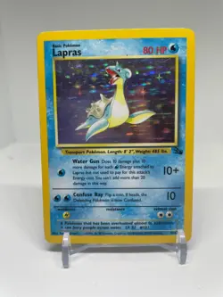 Lapras - 10/62 - Pokemon Fossil Unlimited Holo Rare Card Vintage WOTC hp - Image 1