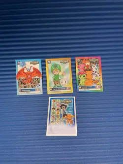 1999 Digimon Vintage Animated Series Upper Deck (4 Card Lot) - Image 1