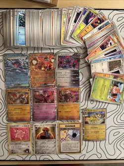 Pokemon Card Japanese SV Lot with 90 Bulk Cards + 10 Cards (Vintage, Ex, Holo) - Image 1