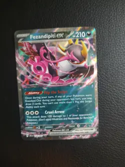 Fezendipiti EX 38/64 Shrouded Fable Pokemon Card TCG Near Mint - Image 1