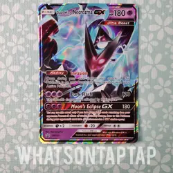 Pokemon Card Dawn Wings Necrozma GX SM101 Black Star Promo Necrozma Prism Tin NM - Image 1