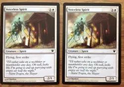 MTG: 2 x Voiceless Spirit - Innistrad - Magic Card. Free UK Postage - Image 3