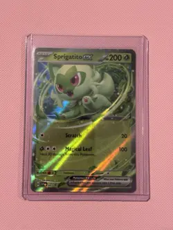 Sprigatito EX 087 Scarlet & Violet Promo Holo Card, NM Condition, Master Set - Image 1
