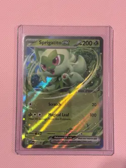 Sprigatito EX 087 Scarlet & Violet Promo Holo Card, NM Condition, Master Set - Image 2