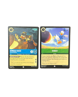 New Disney Lorcana card Donald Duck two card pack - Image 1