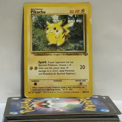 Pokemon Pikachu TCG Jungle Card 60/64 Regular Edition Common 1995 - Image 2