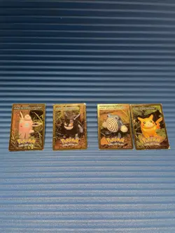 1999 Hasbro Pokemon Toy Wishes Cut Card Lot - Vintage Rare Collectible Set - Image 1
