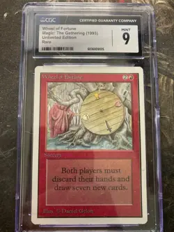 *** UNLIMITED Wheel of Fortune *** CGC 9 MINT - Vintage Magic MtG - Image 1