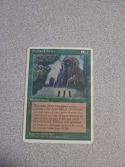 Sylvan Library MTG Core Set 4th Edition Regular - Image 1