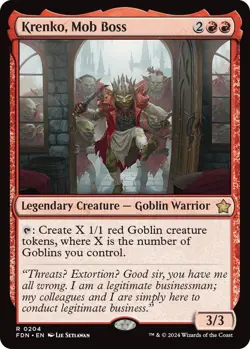 MTG Singles: Krenko, Mob Boss - Foundations (FDN) - NM - Image 1