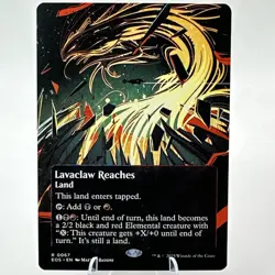 Lavaclaw Reaches (0067) - Borderless R MTG Edge of Eternities: Stellar Sights - Image 1