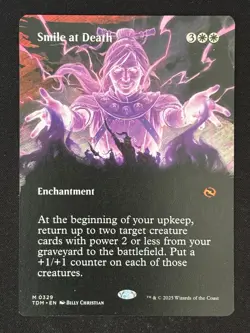 1x MTG Smile at Death (Borderless) - Tarkir: Dragonstorm (TDM) #329 - Magic - Image 1