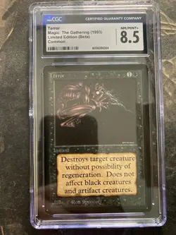 *** BETA Terror *** CGC 8.5 NM/MINT+ - Vintage Magic MtG - Image 1