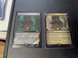 Mtg Lotr Call Of The Ring Surge Foil & Showcase Scrolls Foil - Image 1