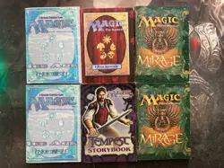 6 Vintage Starter Deck Rulebooks - 5th Mirage Tempest Ice Age - MtG Magic - Image 1