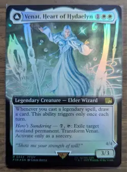 MTG Venat, Heart of Hydaelyn Extended Art Foil from UB: Final Fantasy NM - Image 1