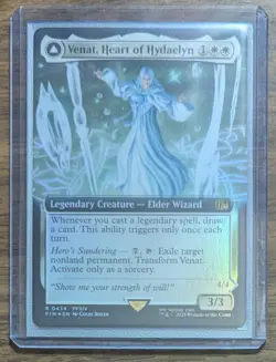 MTG Venat, Heart of Hydaelyn Extended Art Foil from UB: Final Fantasy NM - Image 3