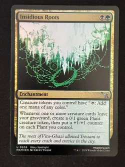 1x MTG Insidious Roots (Foil) - Murders at Karlov Manor (MKM) #208 - Magic - Image 1