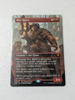 MTG Port Razer - Special Guest Borderless - OTJ Thunder Junction NM - Image 1
